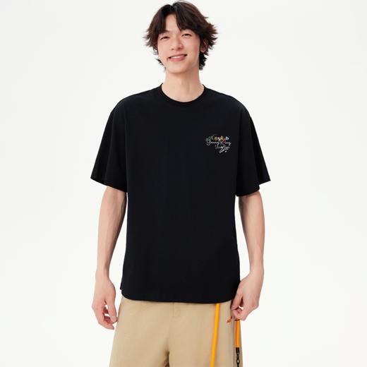 YKYB黄子韬短袖T恤签名T多彩情侣全棉趣味上衣Y52NDT002 商品图5