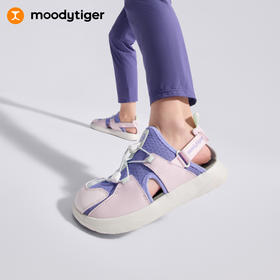 【DR】moodytiger儿童凉鞋25夏新包头轻便软底运动鞋57546102