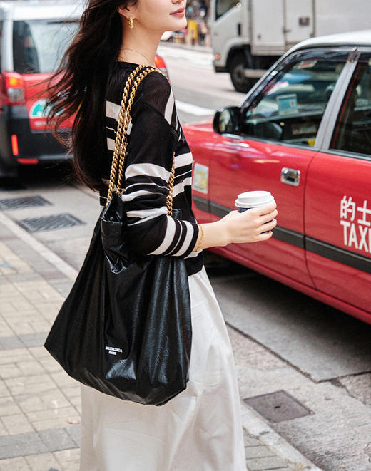 美洋黑白乐谱针织衫68支兰精天丝条纹防晒罩衫 商品图5