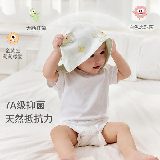 【2025年春夏新品】i-baby泡泡玛特四层纱布抑菌小方巾 商品图2