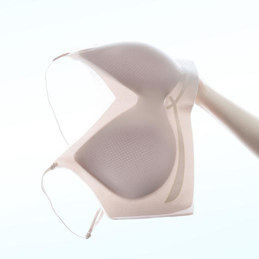 雀说【冰肌裸感】无痕美背舒适透气聚拢不空杯文胸夏季超薄款内衣女士AL8131 商品图3