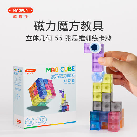 【儿童玩具 | 酷彼伴磁力玩具合集】材质坚固耐摔，多角度可磁吸，智慧创意玩法，全面激活想象力，简单玩转大创意，增加亲子互动性，包装精美有品质，手提便携，给孩子一份有意义的礼物 商品图12