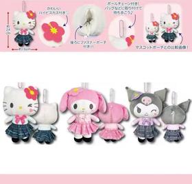 日本三丽鸥Sanrio樱花平成第二弹玩偶挂件库洛米美乐蒂KT