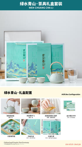 ᴬ沏一杯茶绿水青山茶具