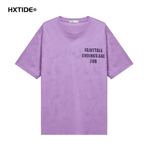 【新品上新】HX 夏季圆领短袖微宽松T恤C102520171101/02 商品图2
