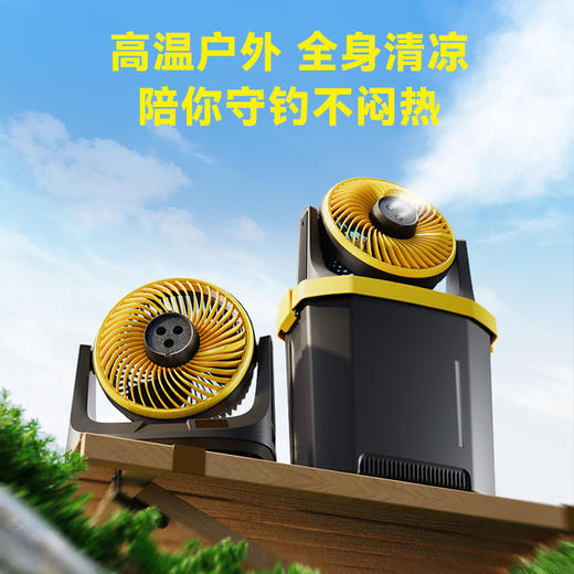 【冰雾快速降温 高风力续航20h 赠7L大水箱】卡蛙便携式喷雾风扇 商品图2
