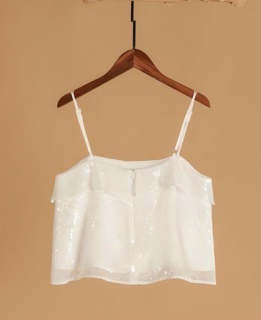 烟雨朦胧.珠片刺绣吊带衫 商品图0