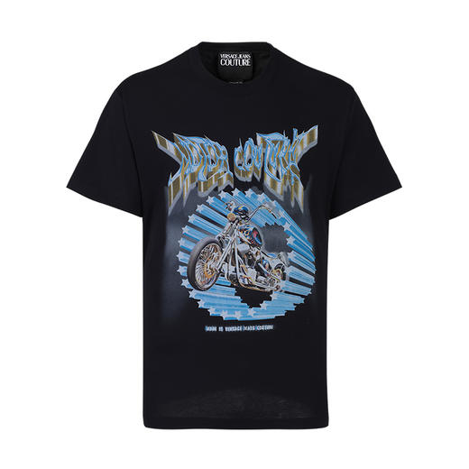 【超惠秒】Versace 范思哲 男士哈雷印花百搭全棉短袖 T恤11887 商品图0