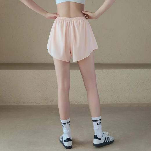 跃牌【周游世界系列】春季新款松紧高腰假两件防走光运动裤马拉松跑步训练短裤SH3247 商品图2