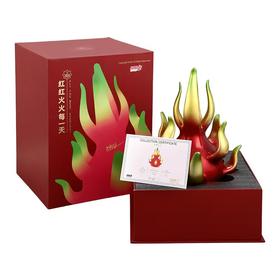 张超级《红红火火每一天》火龙果雕塑