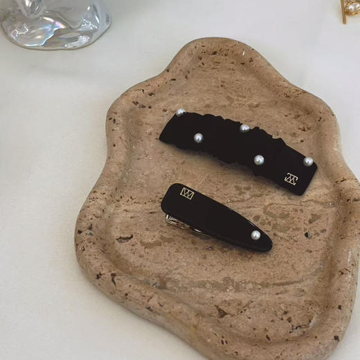 甄珠贝 天然珍珠发夹/发箍/抓夹 展馆新品特供渠道货 全手工钉珠，质感满满 商品图7