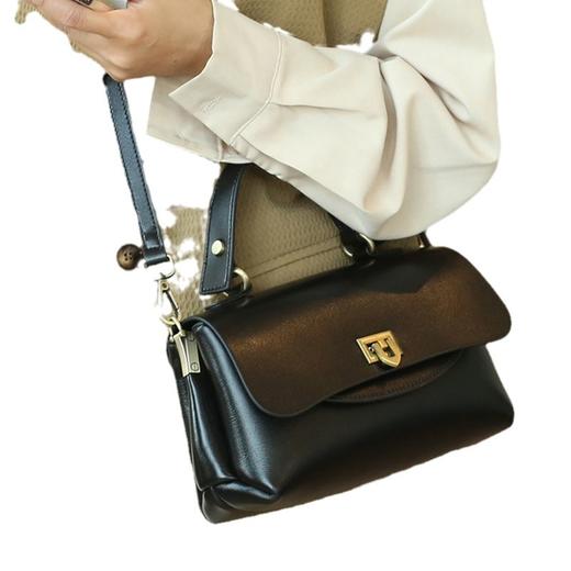 【预售3天】手提包女2025新款复古气质OL通勤女包宽带时尚多袋单肩斜挎包6133-D 商品图4