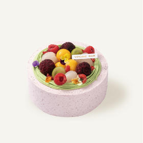 杨梅荔枝奶油蛋糕