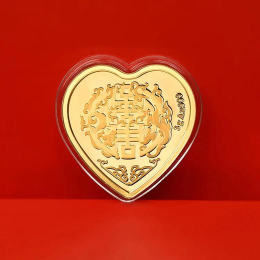 【预定】心形纪念章-南京造币官方发行，带收藏证书！ 商品图4
