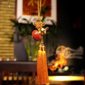 朱炳仁铜 家有福禄（珐琅葫芦瓶）-3