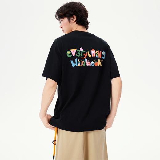 YKYB黄子韬短袖T恤签名T多彩情侣全棉趣味上衣Y52NDT002 商品图2