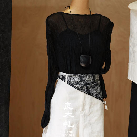 【现货】良木礼纽扣柳条开衫 商品图1