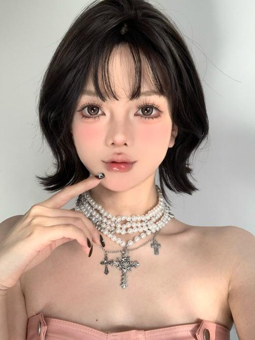 【大直径半年抛】SUPERBIGCON--乌兰湖心脏 粉褐-14.5mm【半年抛0-800度 无525/575】 商品图7