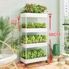 阳台种菜神器 立体小菜园 多层小推车置物架厨房蔬菜篮家用种菜盆缝收纳架 商品缩略图8