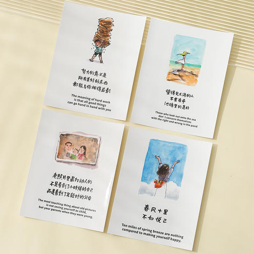 小林漫画 PVC 异形 中英文 贴纸 防水防油 贴纸 行李箱 电脑贴 漫画贴纸 商品图6