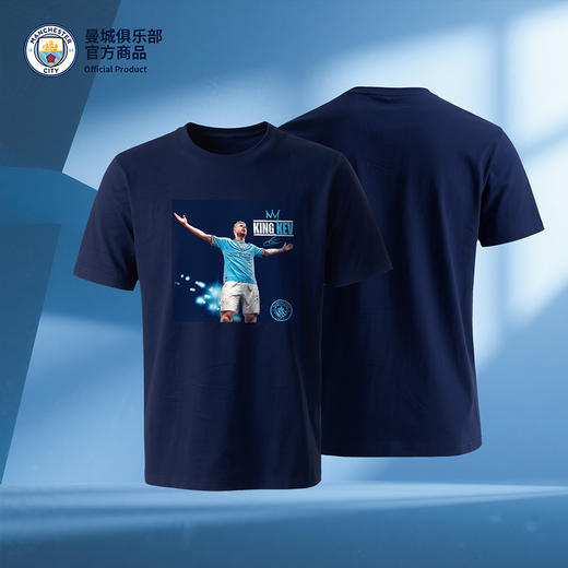 【官方正版】曼城俱乐部 | 德布劳内纪念T恤蓝白双色棉质夏季短袖 商品图2
