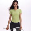 跃牌【周游世界系列】春夏新款瑜伽服女透气弹力跑步运动短袖上衣TP0934 商品缩略图0