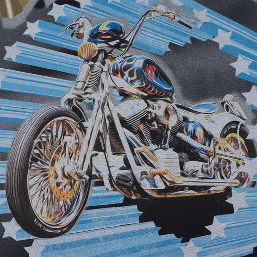 【超惠秒】Versace 范思哲 男士哈雷印花百搭全棉短袖 T恤11887 商品图4