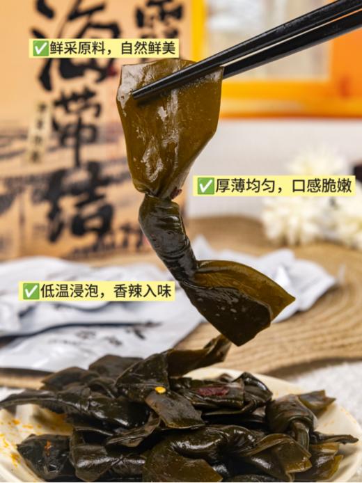 💯有证书的【霞浦海带结】原产地直发！！！ 脆嫩爽滑，高营养低热量，香辣美味不长肉 🌿天然品质 ✅多种香料秘制调味，鲜香麻辣，口味纯正 商品图2