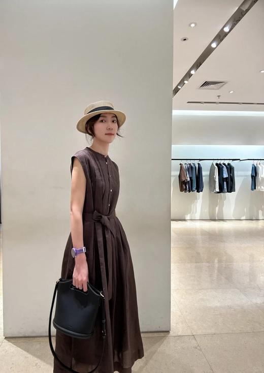 【高品质私服】【IC苎麻平纹布中长连衣裙】G1393【无标出货 介意慎拍】-CC 商品图4