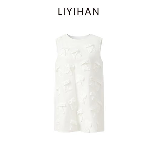 LIYIHAN清月鹊  高密长绒棉设计感多口袋廓形上衣立体层次感 商品图4