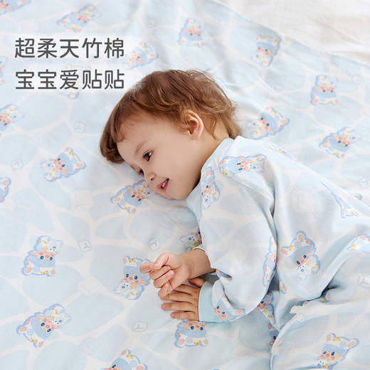 【2025年春夏新品】i-baby泡泡玛特双层纱布抑菌大方巾 商品图1