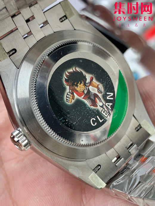 C厂劳力士日志型41mm 蓝盘条丁面 3235机 五珠链 904L钢 男士腕表 商品图3