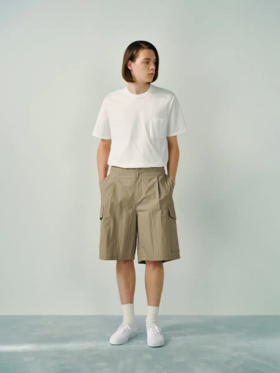 EviStub/E-5CDK001/进口纸感尼龙褶皱干爽抗撕裂M51多袋工装短裤