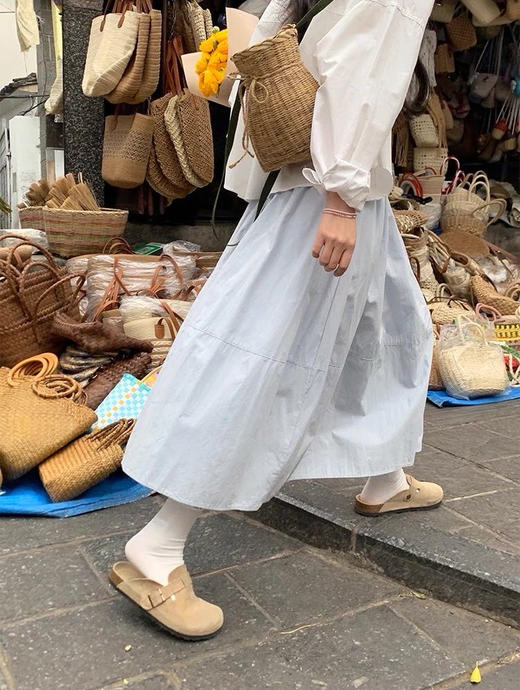 【AMTN夏日必备赫本风伞裙】闭眼入的显瘦天花板严梨形、腿粗胯宽姐妹都快冲够终于找到一条AMTN可以狂吃还不显小肚子的神仙裙 商品图3