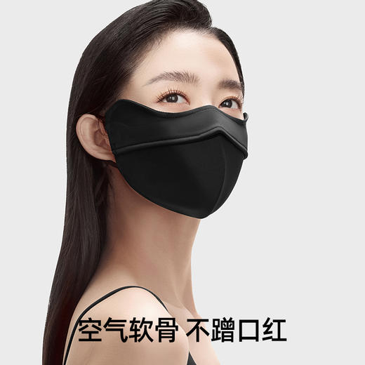 【69元选3个】【护眼角 不透光 不蹭口红 抗菌凉感 水洗防晒不减】小野和子 车缝款立体防晒口罩 商品图1