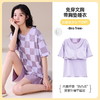 雀说睡衣女夏季带胸垫甜美可爱短裤可外穿短袖新款纯棉套装家居服AL8001 商品缩略图5