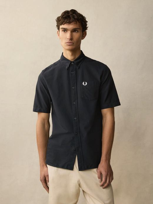 F.P 麦惠 夏季新款 全棉洗水牛津纺 短袖衬衫 TX495 商品图2