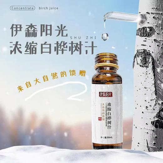 【顺丰包邮】黑河产区伊森阳光浓缩白桦树汁2盒礼袋 商品图2