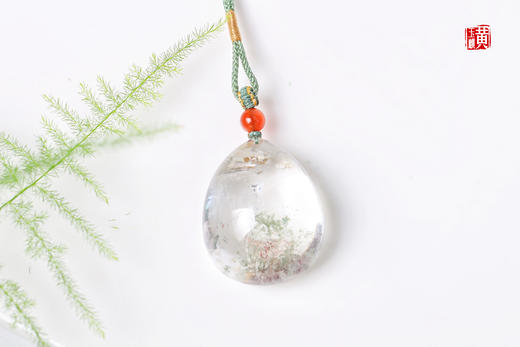 绿幽灵水晶吊坠   配精美挂绳 商品图1
