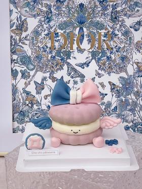 双子座|粉蓝蝴蝶结 | 昔果