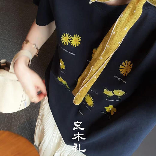 【部分现货】良木礼花朵T恤（99120） 商品图1