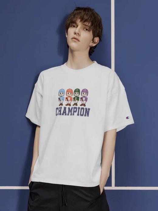 【正品授权Champion冠军25年夏季短袖】 绝对是你的夏日必备单品!真的第一眼就被种草了 五个款式，黑白两色可选无论是单穿还是内搭，都能轻松穿出时尚感 商品图3