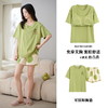 雀说睡衣女夏季带胸垫甜美可爱短裤可外穿短袖新款纯棉套装家居服AL8001 商品缩略图0