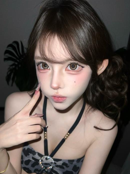 【大直径半年抛】SUPERBIGCON-海口落日 棕-14.5mm【半年抛0-800度 无525/575】 商品图4