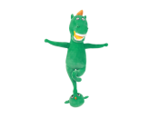 绿马跳跳毛绒玩偶