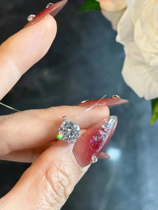 AGATHA 太美了柔韧璀璨人鱼之泪隐形鱼线锁骨链项链 商品图11