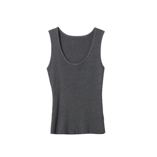 VIMAGE纬漫纪百搭气质U领针织背心内搭打底外穿上衣2025夏季新款V2301934 商品图10