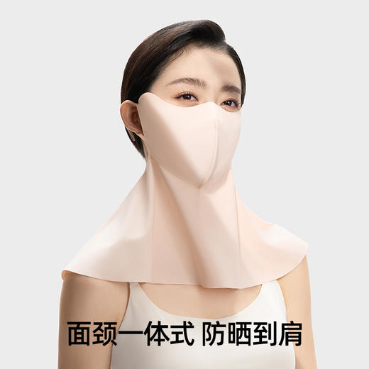 【78元2个】【加长护颈护肩 UPF135 凉感 不粘口红】小野和子 立体无痕防晒护颈口罩 商品图1