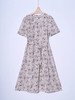 女士印花真丝连衣裙 商品缩略图3