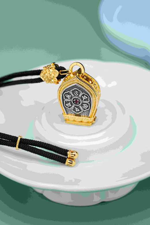 黑财尊吊坠（镀18k金） 商品图4